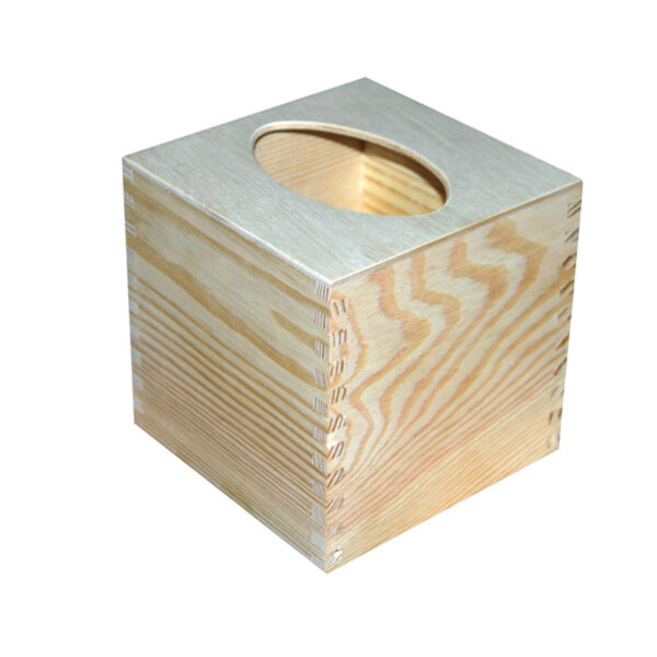 Drewniane Pudełko na chusteczki Małe-b1