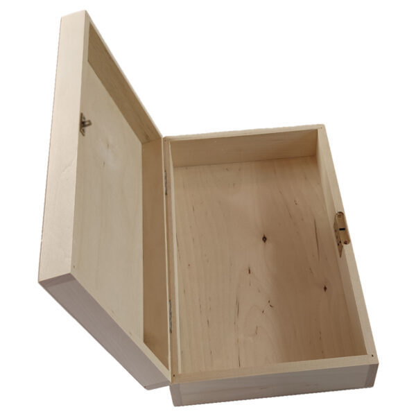 Drewniane Pudełko zamykane z kluczykiem duże-b2